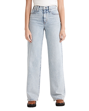 Madewell Super Wide Leg High Rise Jeans in Hollyhurst