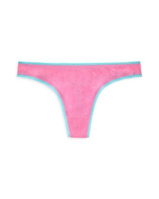 On Gossamer Mesh Hip G-string In Rich Orchid