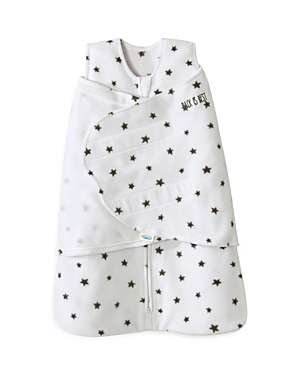 Halo Sleep Kids' Fleece 2 In 1 Sleepsack Swaddle In Charcoal Stars