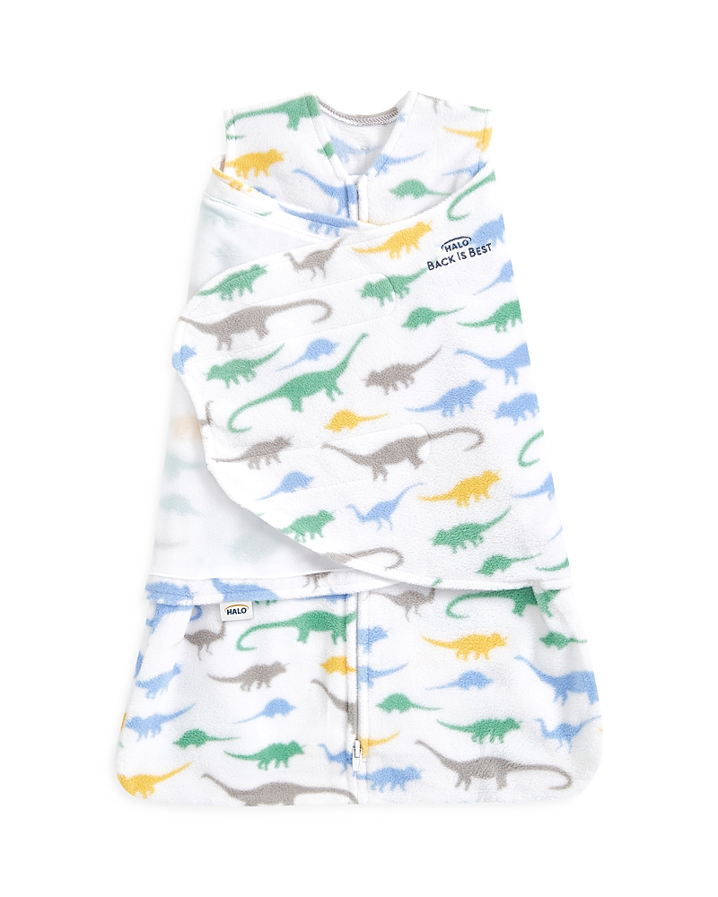 Halo Sleep Fleece 2 In 1 Sleepsack Swaddle In Dinos