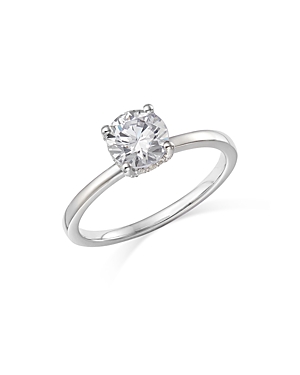 Bloomingdale's Certified Diamond Solitaire Engagement Ring In 14k White Gold, 0.75 Ct. T.w. - 100% Exclusive