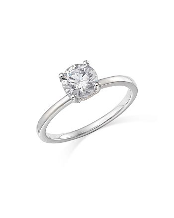 Bloomingdale's - Certified Diamond Engagement Ring in 14K White Gold, 1.10 ct. t.w. - 100% Exclusive