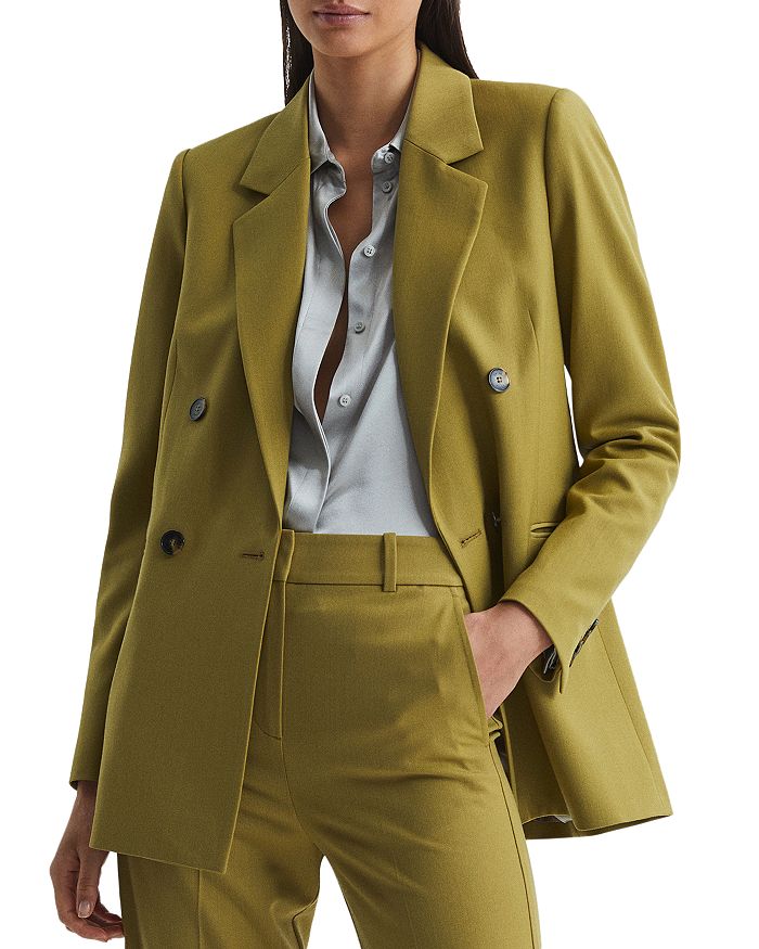 REISS Iris Double Breasted Blazer Bloomingdale's