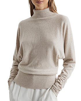 REISS - Frankie Ruched Sleeve Sweater