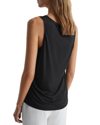 Riley Silk Front Tank Top