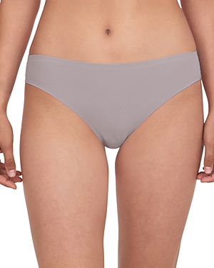 Chantelle Soft Stretch One-size Seamless Thong In Siamois Gray