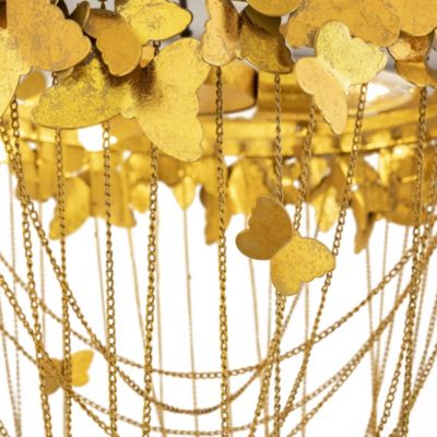  Butterfly Chandelier in Gold