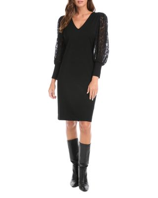 karen kane black lace dress