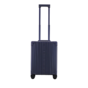 Aleon 21 Aluminum Vertical Spinner Carry On Suitcase In Blue