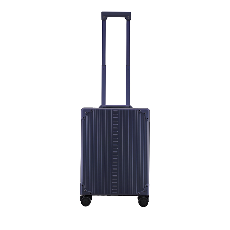 Aleon 21 Aluminum Vertical Spinner Carry On Suitcase In Blue