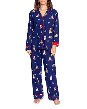 Pj Salvage Printed Holiday Pajama Set