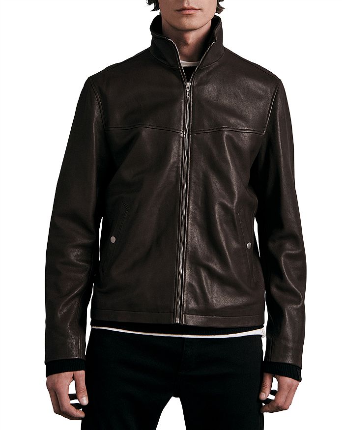 rag & bone Grant Leather Jacket | Bloomingdale's