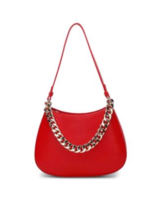 AQUA Small Shoulder Bag with Chain - 100% Exclusive | Bloomingdale's