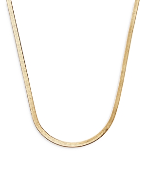 Crystal Haze Jewelry Jewelry Medusa Flat Chain Necklace, 20 In Gold