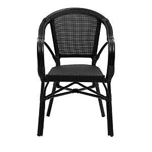 Euro Style Ivan Stacking Armchair In Black