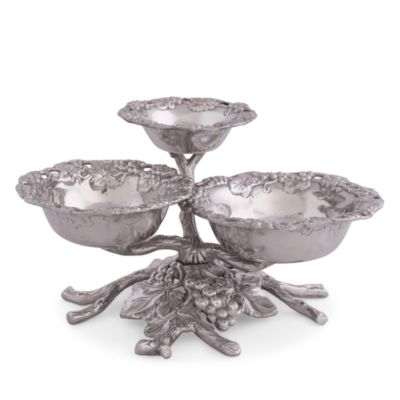 Grape 3-Tiered Bowl