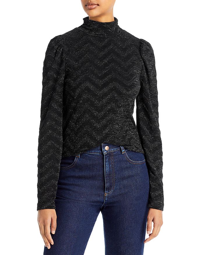 Karl lagerfeld chevron quilted jacket discount