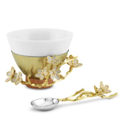 Michael Aram Cherry Blossom Small Bowl with Spoon