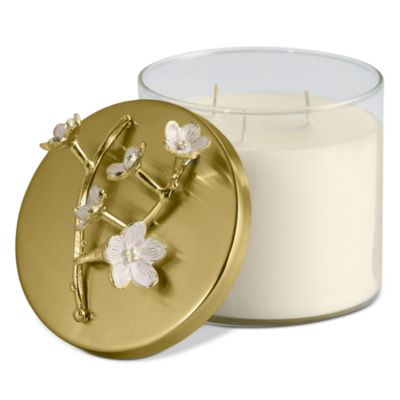 Cherry Blossom Candle with Lid, 13.5 oz.
