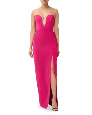 Aidan by Aidan Mattox Strapless Sweetheart Crepe Gown Bloomingdale s