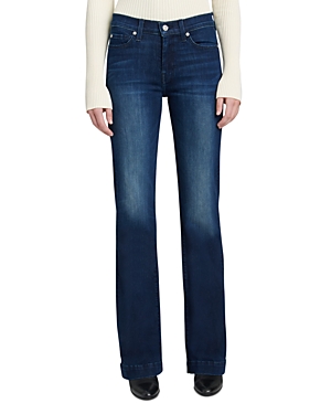 7 For All Mankind Mid Rise Straight Leg Dojo Jeans in Dian