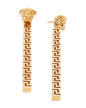 Versace - Medusa Greek Key Drop Earrings