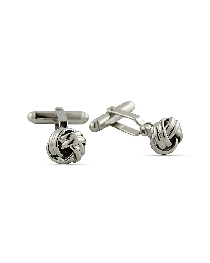 Silver Knot Cufflinks in Sterling Silver