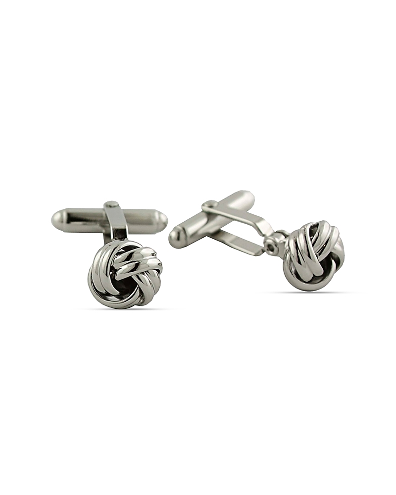 David Donahue Knot Cuff Links In Silver