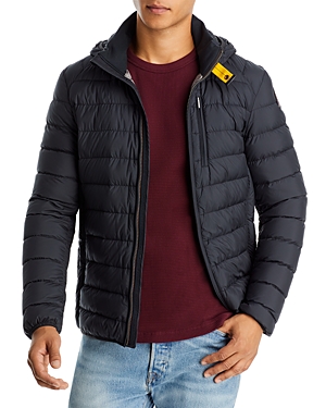 Parajumpers Black Down Ugo Lightweight Jacket In Black