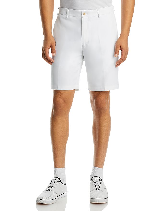 Shop Peter Millar Crown Sport Salem Classic Fit 9 Inch Performance Shorts In White