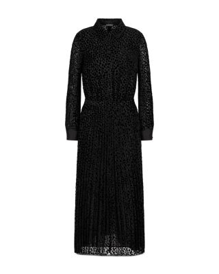emporio armani shirt dress Emporio Armani Velvet Shirt Dress