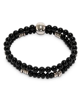 Alexander McQUEEN - Black Agate Mini Beads Bracelet