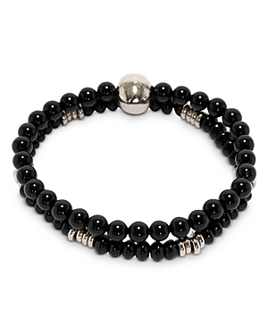 Alexander McQUEEN Black Agate Mini Beads Bracelet