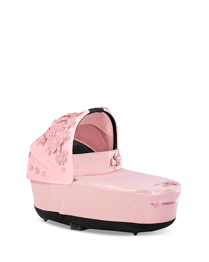 Cybex Priam 4/e-priam 2 Lux Carry Cot - Simply Flowers In Pale Blush