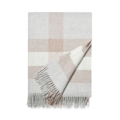 Boll & Branch - Alpaca Plaid Throw Blanket