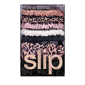 Slip Pure Silk Scrunchies, Set Of 7 In Pixie
