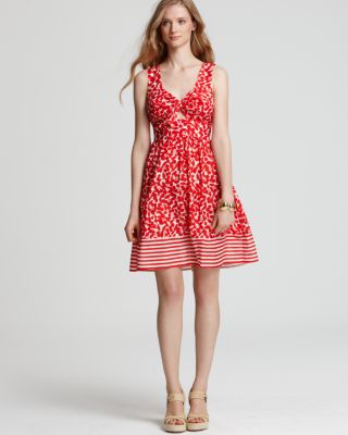 Nanette Lepore Swimwear Cherry Print Bow Dress Bloomingdale s