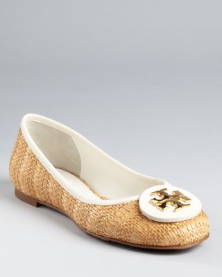 Tory Burch - Reva Raffia Flats