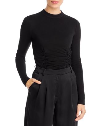 T-Tahari Metallic Mock Neck Dress