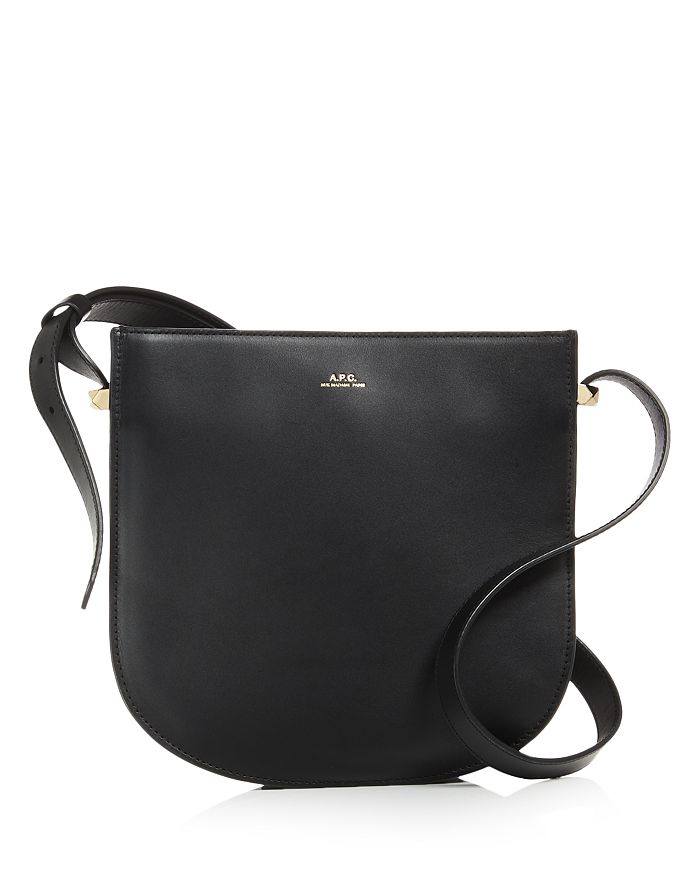 A.P.C. Geneve Small Leather Hobo Bag | Bloomingdale's