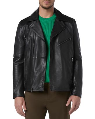 Andrew marc horace 2025 leather moto jacket