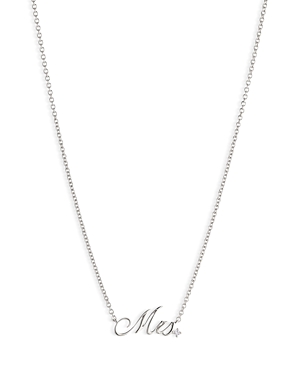 Shop Nadri Heartbreaker Cubic Zirconia Mrs. Pendant Necklace, 16-18 In Silver