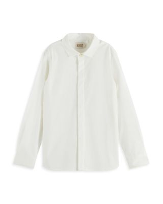 Scotch & Soda - Boys' Structured Slim Fit Dress Shirt - Little Kid, Big Kid