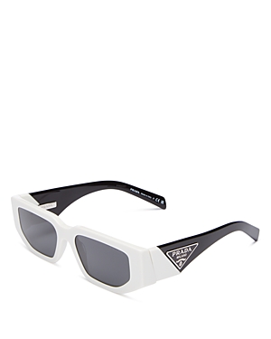 Prada Square Sunglasses, 54mm In Bone