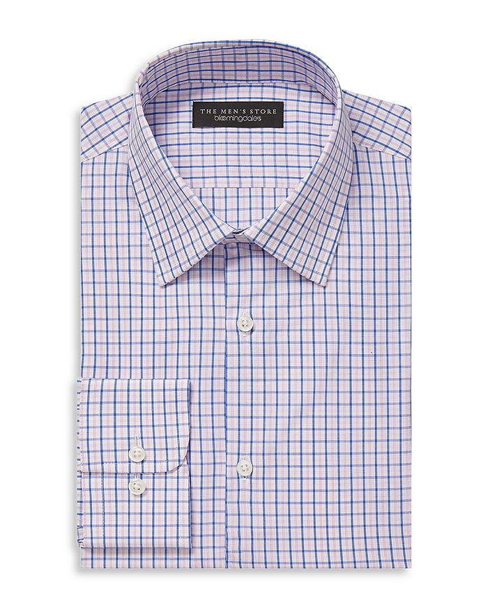 The Men's Store at Bloomingdale's Slim Fit Check Dress Shirt 100 Exclusive Bloomingdale's