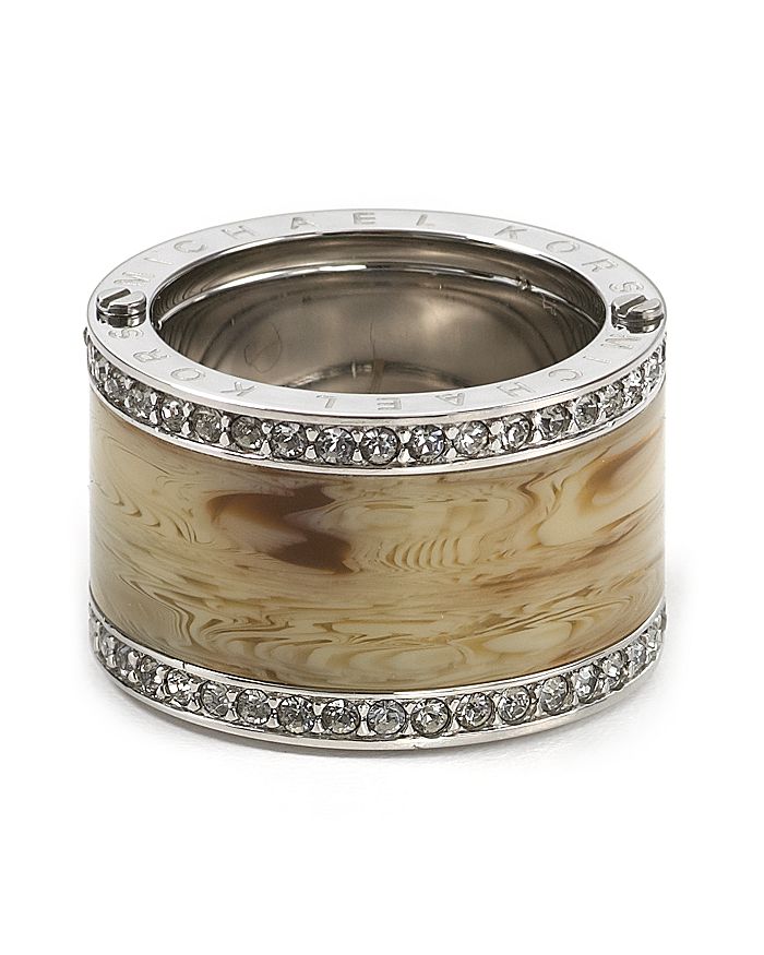Michael kors pave x midi on sale ring