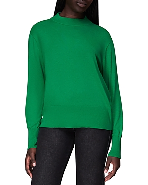 Shop Whistles Mae High Neck Sweater In Green