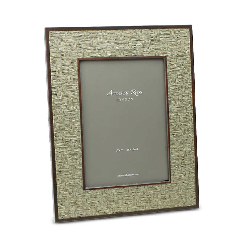Addison Ross Almond Rattan Frame 5 X 7 In Moss