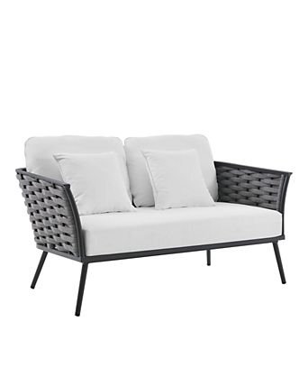 Stance Outdoor Patio Aluminum Loveseat