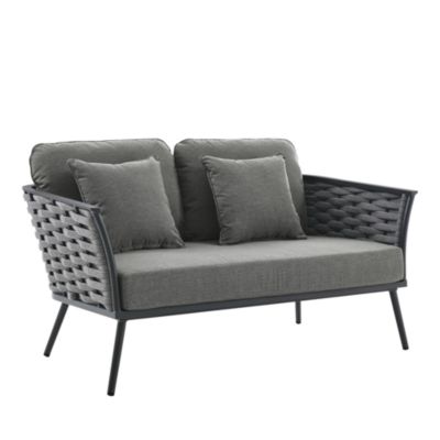 Modway Stance Outdoor Patio Aluminum Loveseat